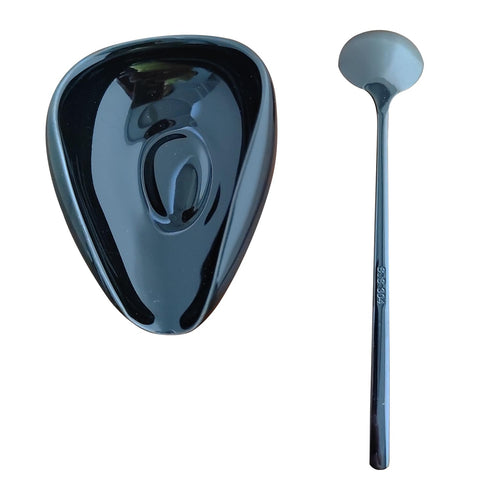 PFCTRJR spoon rest and spoon set displayed as a stylish coffee nook accent.