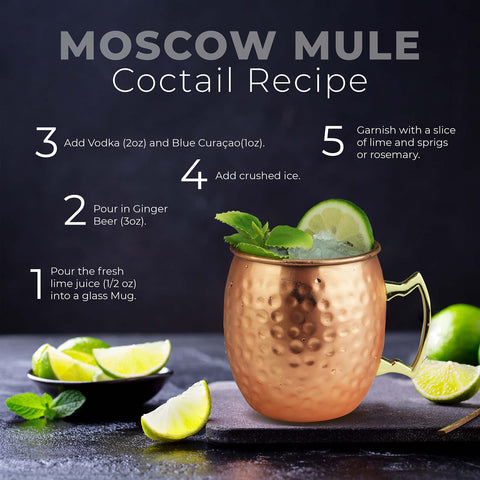 PG Moscow Mule Mugs durable and shatterproof for everyday use.