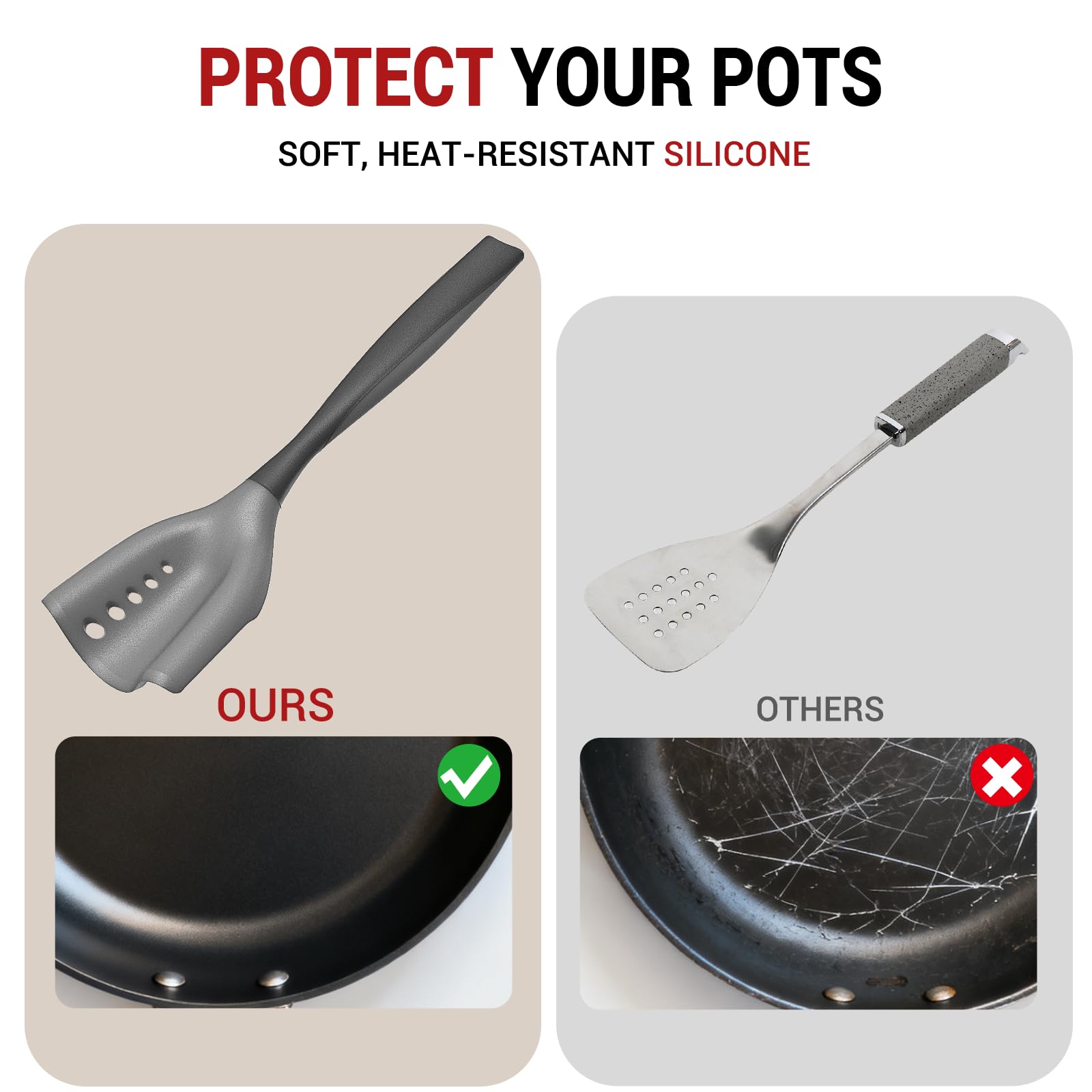 PGYARD dishwasher-safe meat masher for easy cleaning