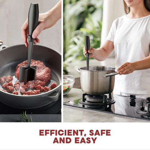 PGYARD easy-clean chopper with non-stick surface is dishwasher-safe for quick cleanup.