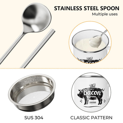 Retro farmhouse enamel finish adds stylish charm to kitchen storage.