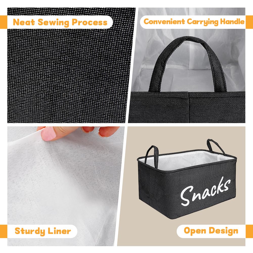 Phaicoilo snack organizer basket with handles for easy transport