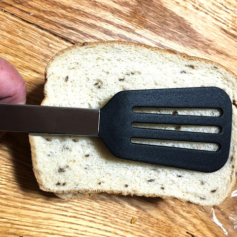 Pharamat tongs with hanging hole for easy storage and access