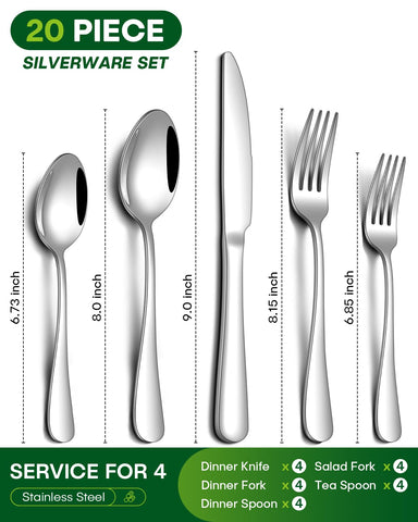 PHILIPALA dinner fork from the 20-piece set; balanced weight for everyday meals