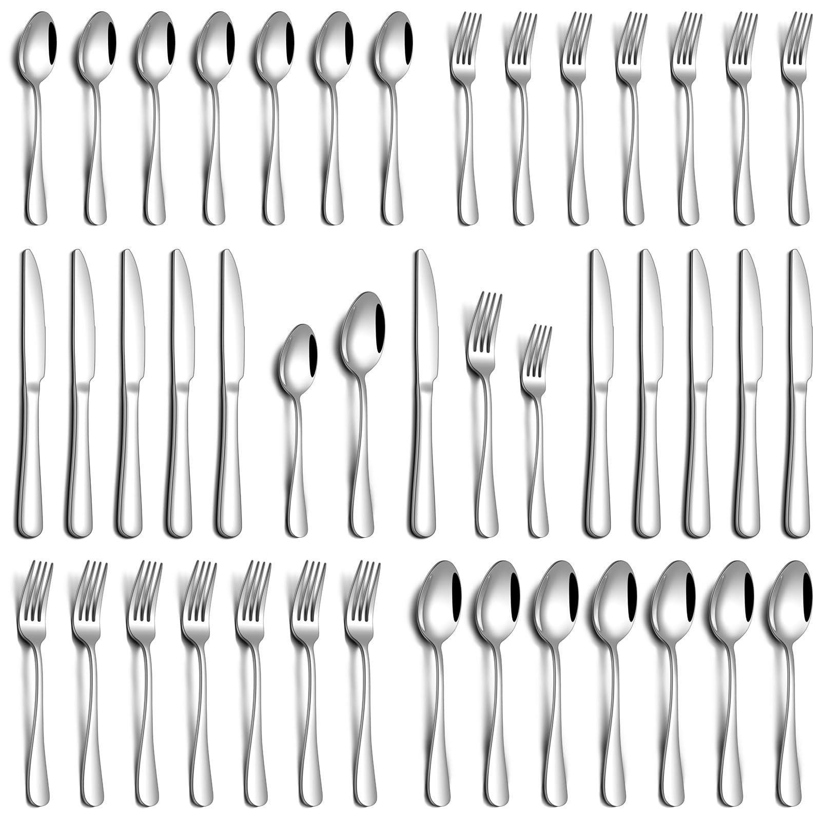 PHILIPALA 30-piece silverware set with a mirror finish for elegant dining