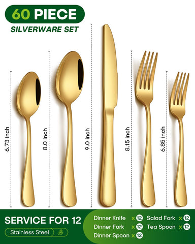PHILIPALA dinner knives with a mirror-polished finish for elegant table settings.