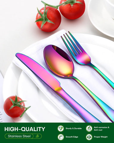PHILIPALA rainbow salad forks add color and reliable handling.
