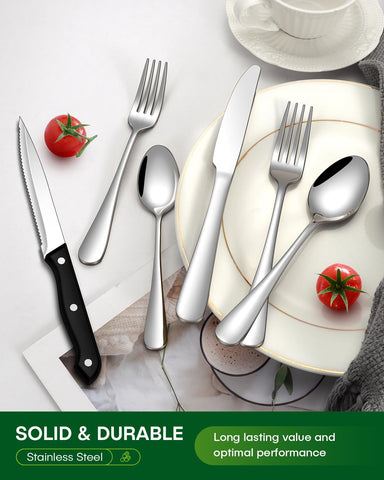 PHILIPALA restaurant-style flatware at home for sophisticated entertaining.