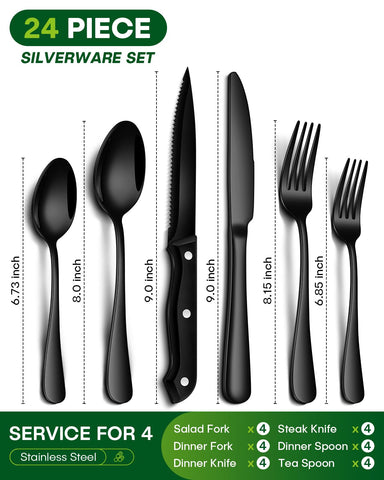philipala steak knives in stainless steel for precise slicing and versatility.