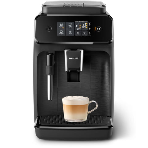 Philips 1200 Series bean grinder for fresh coffee at home.
