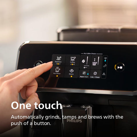 Close-up of the ceramic grinder inside Philips 2200 Series for consistent flavor