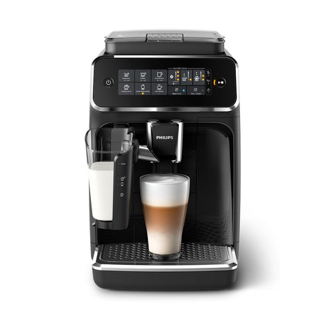 Philips 3200 series front view showcases compact home espresso machine design