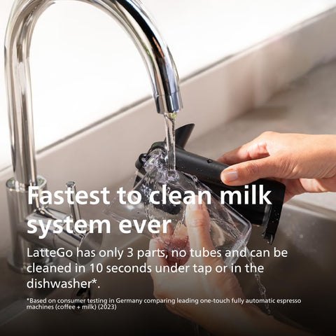 Philips 3200 removable brew group for quick cleaning under tap