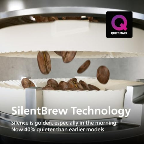 Philips 4400 easy-clean LatteGo parts simplify maintenance.