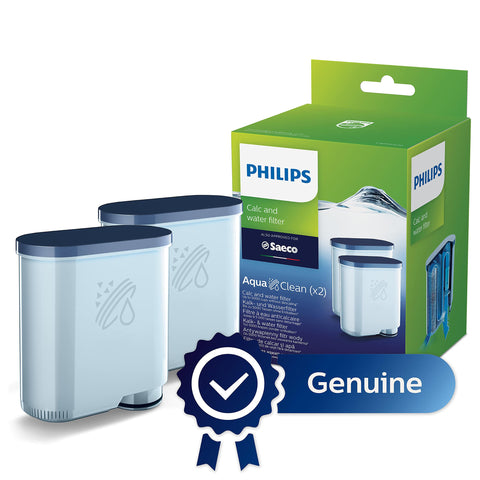 Philips AquaClean micro-porous filter prevents clogs for smoother coffee flow