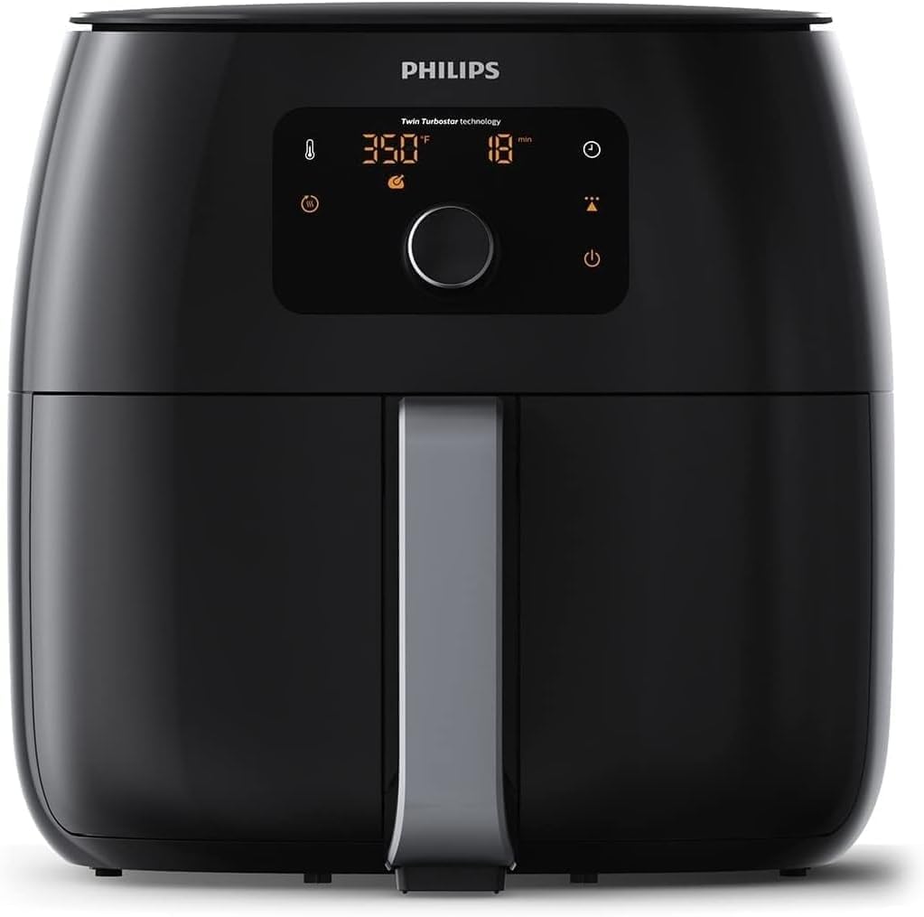 Philips Premium Airfryer XXL fat removal basket for healthier frying with less fat