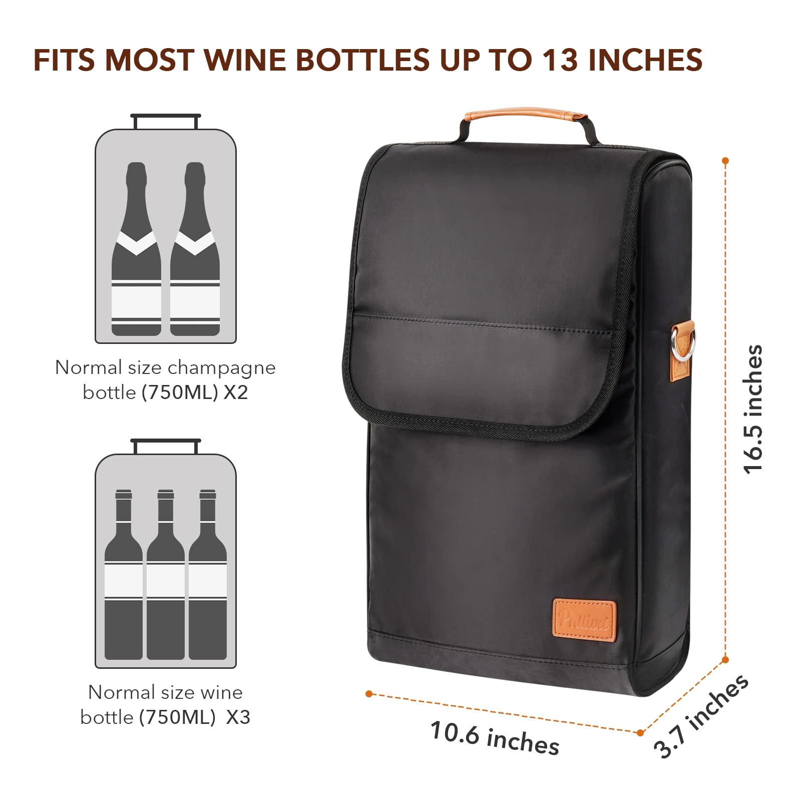 Philiva sommelier opener storage keeps corkscrew handy during travel.