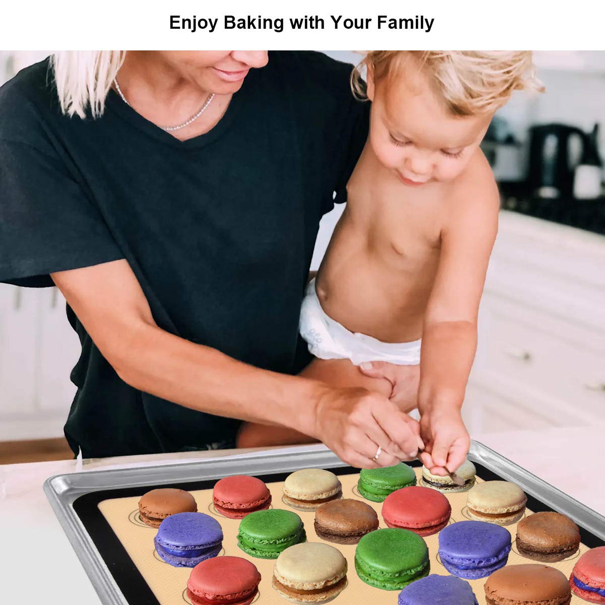 Philorn versatile kitchen mat doubles as table or countertop protector.