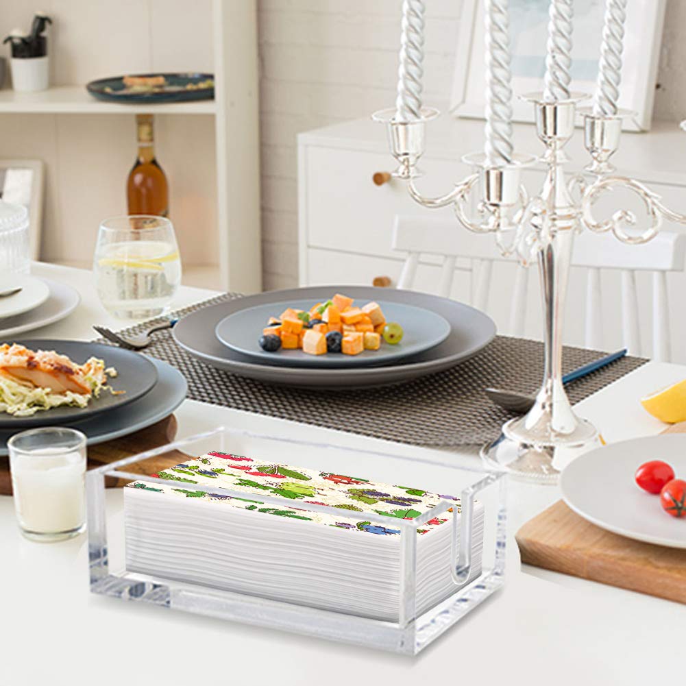 Phineoly acrylic napkin holder on a dining table during gatherings
