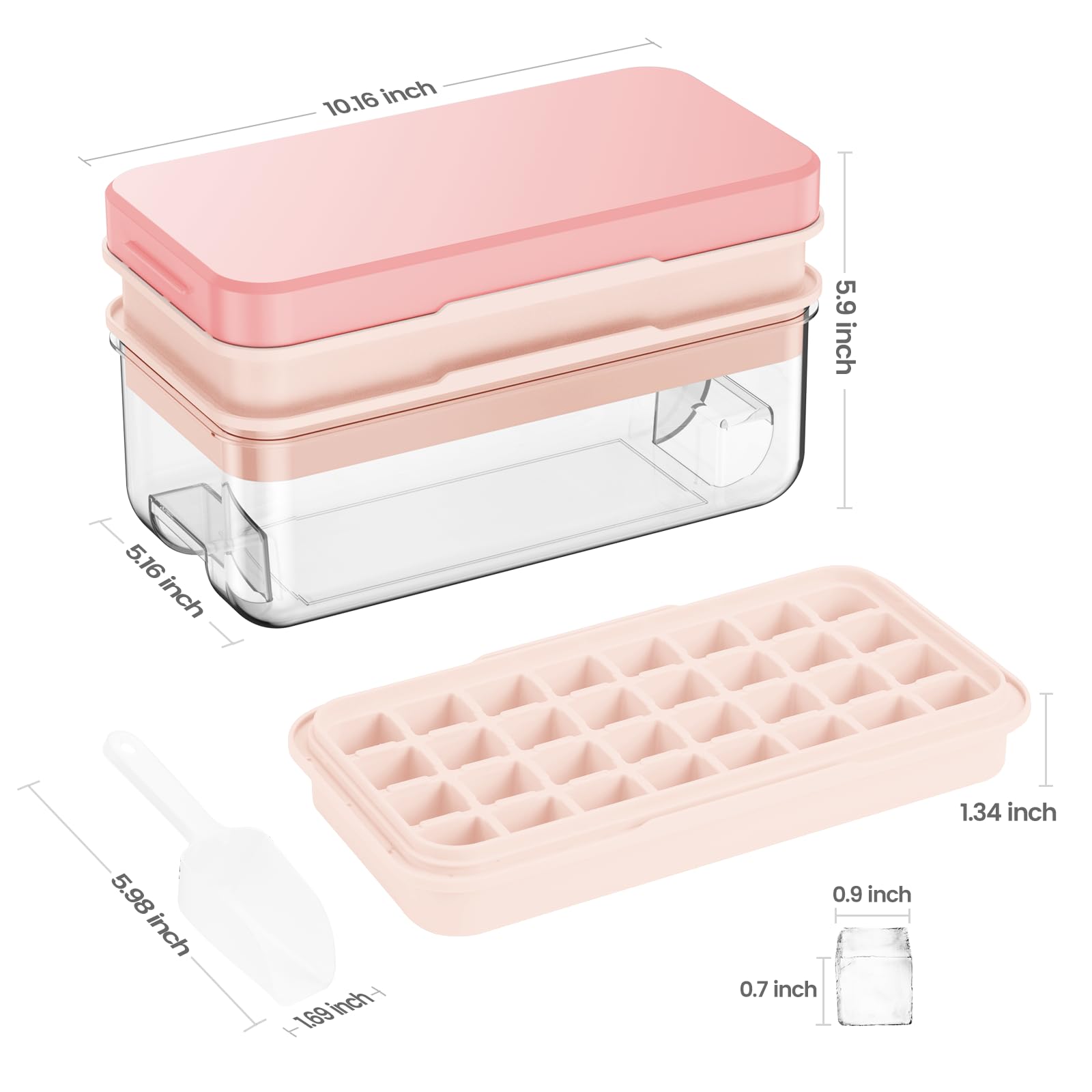 PHINOX 64-cube capacity suitable for cocktails, whiskey, and coffee.