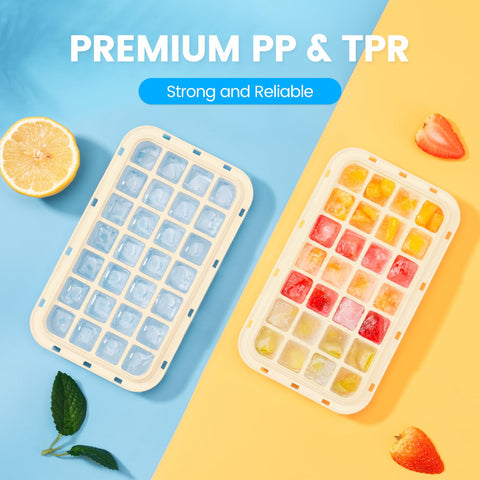 PHINOX tray used for fruit-infused ice cubes.