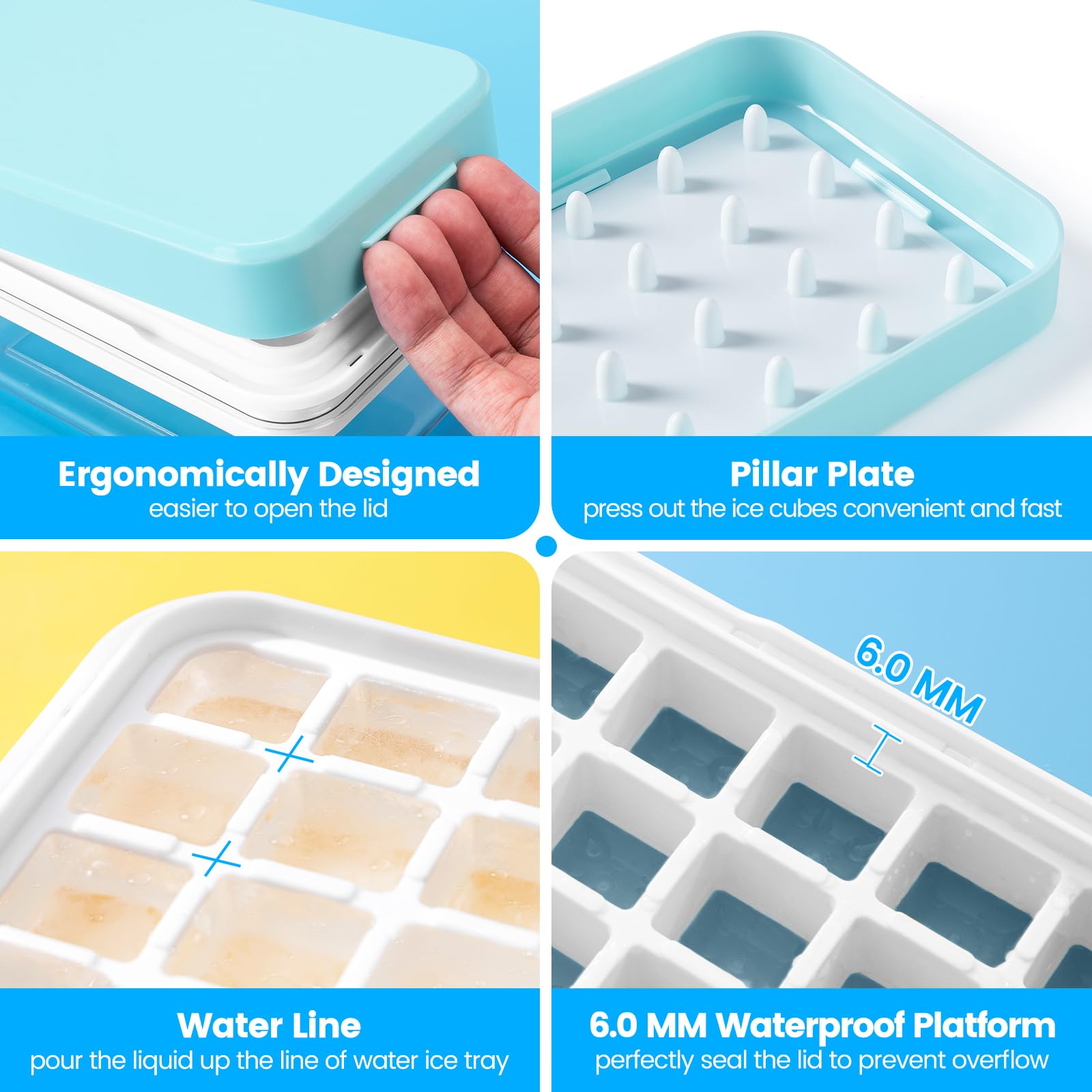 PHINOX included ice scoop for fast, mess-free serving.
