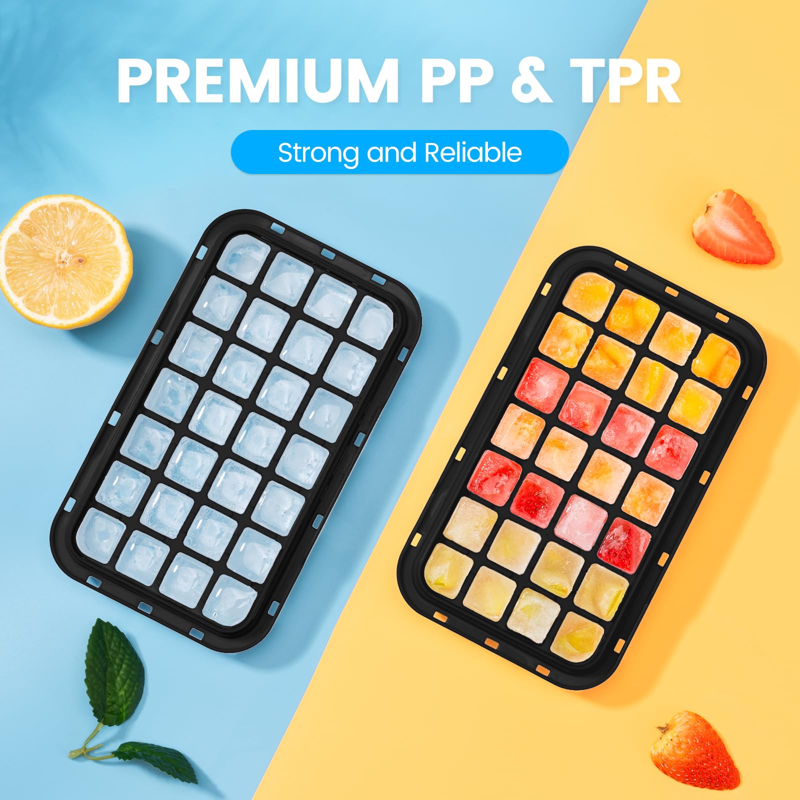 PHINOX versatile ice cubes with fruit or flavors.