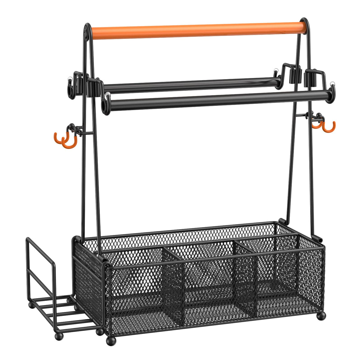 PHINOX Utensil Caddy with handle for easy transport at picnics and barbecues.