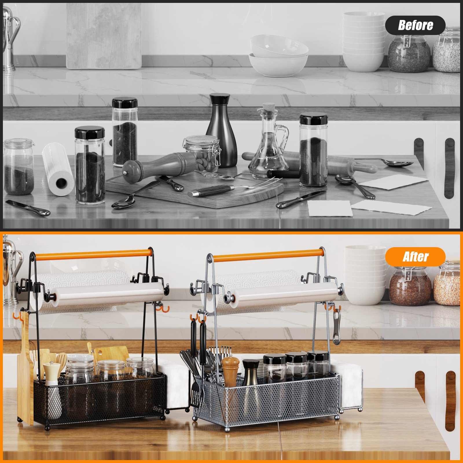 PHINOX Utensil Caddy multi-use outdoor accessory for camping, BBQs, and picnics.