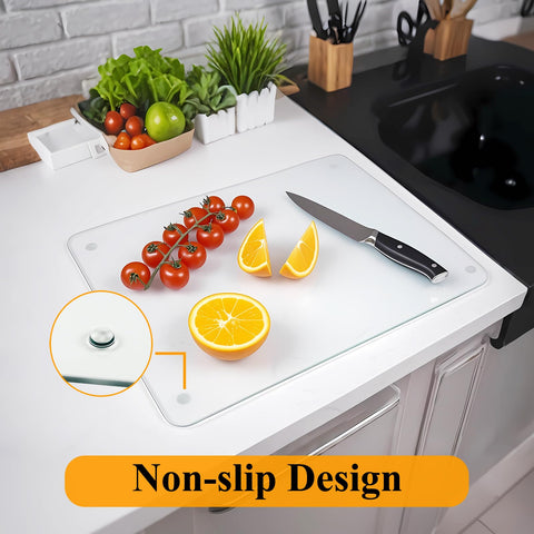 Phore tempered board with rounded edges for comfortable grip and reduced chipping risk
