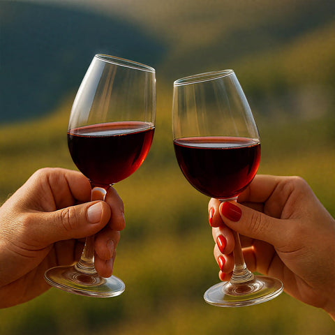 Physkoa dishwasher-safe wine glasses combine convenience with timeless style.