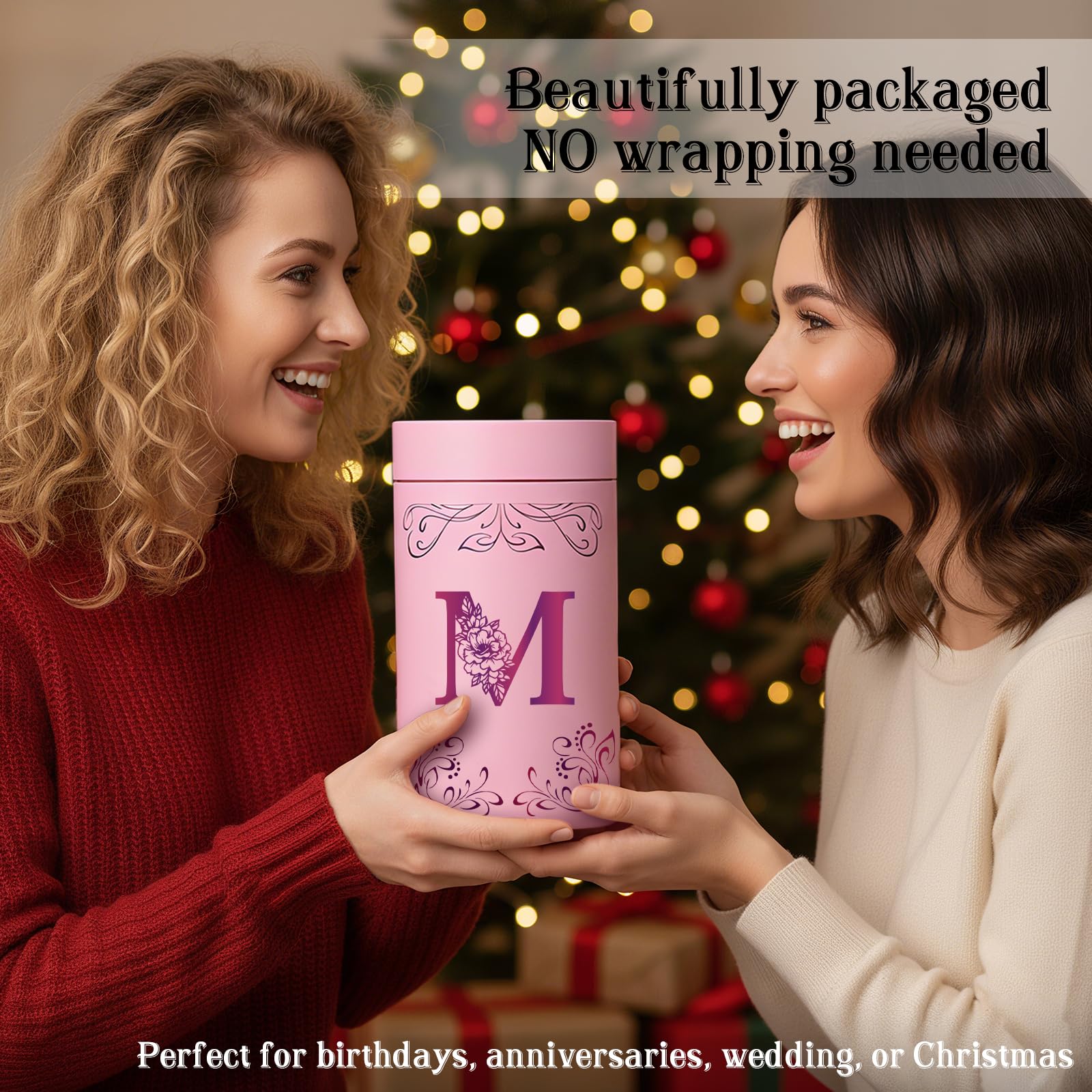 Physkoa wine glass packaging in round box for secure gifting.