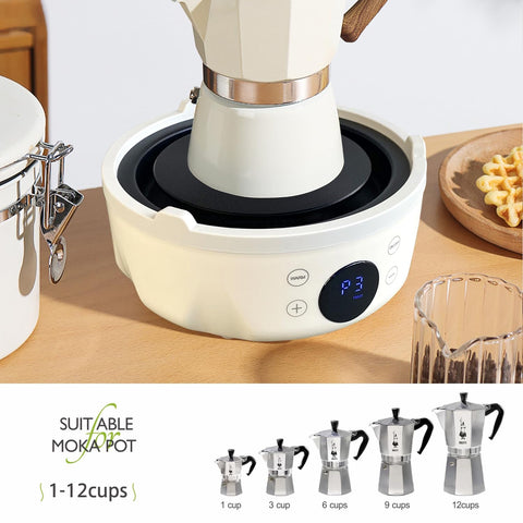 PICASORT hot plate keeps your drink warm with keep-warm function