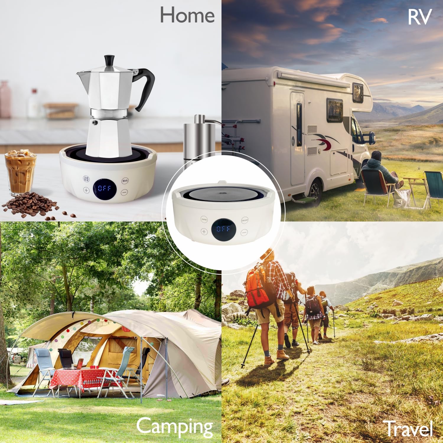 Perfect for kitchens, dorms, offices, and outdoor adventures