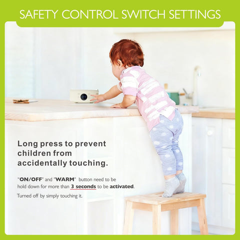 Compact design with detachable cord ideal for camping and RV use