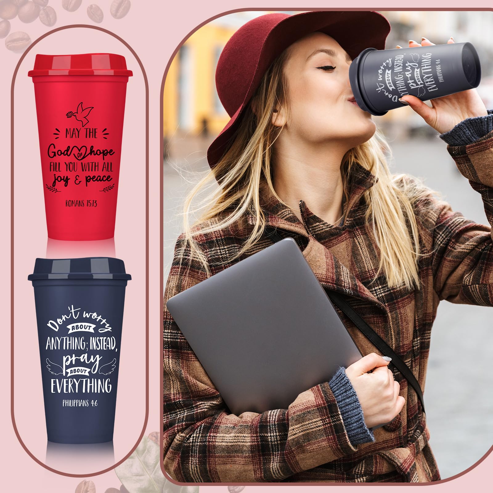 Pickmesh christian gift lids-included tumbler, ready for events and daily use