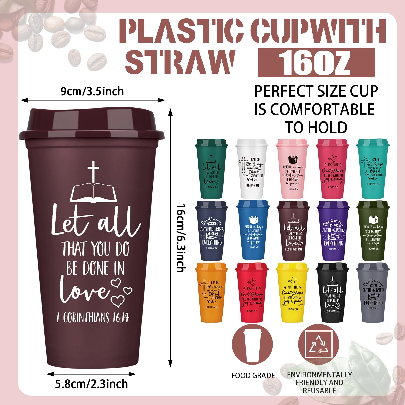 Pickmesh christian gift quote-design tumblers, ideal for daily motivation and thoughtful workplace gifts