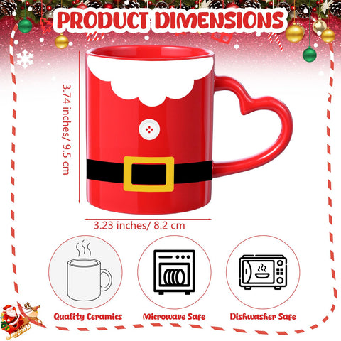 Pickmesh Christmas mug with elf design ideal for festive hot chocolate.