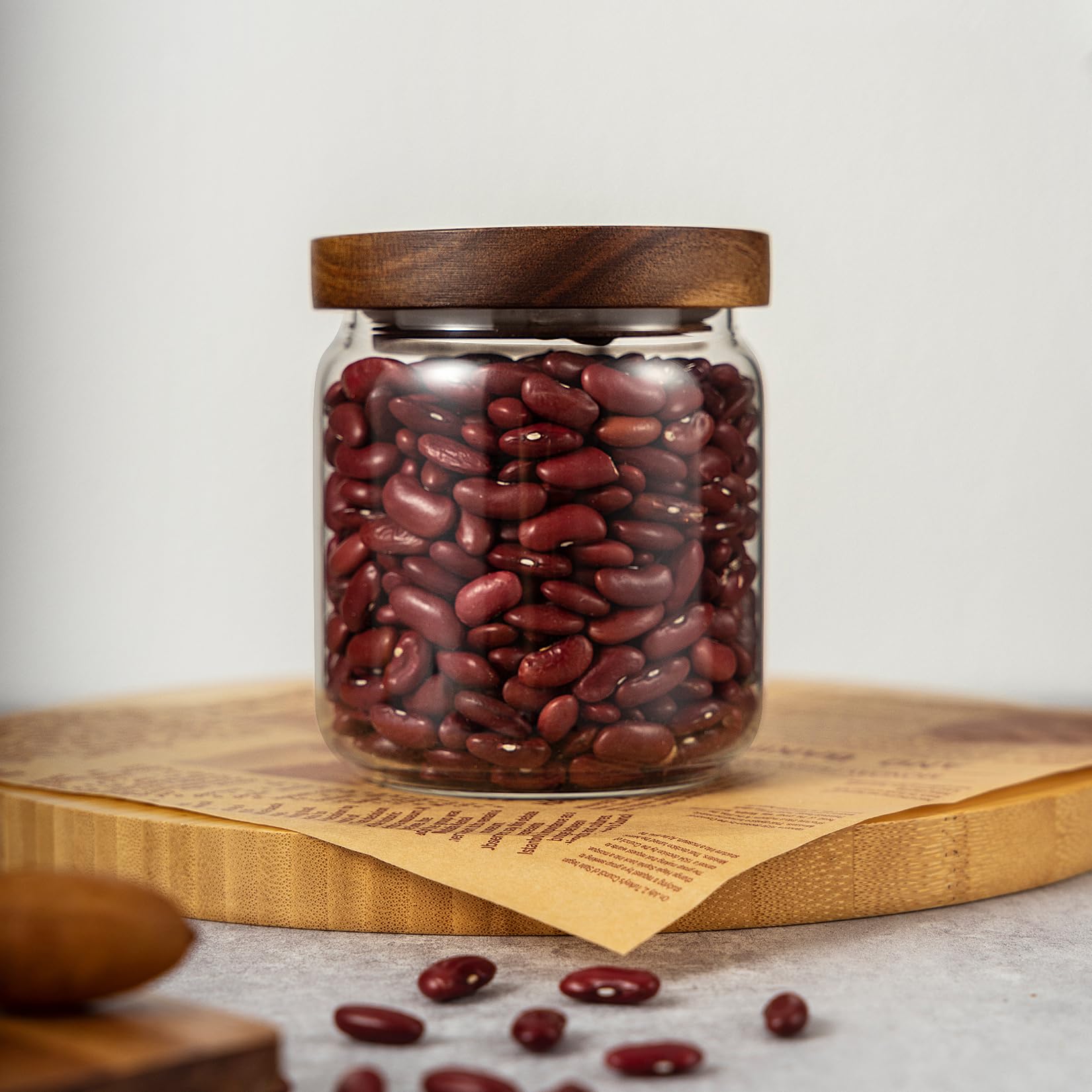 Piconesper glass jar bodies are dishwasher-safe for easy cleanup
