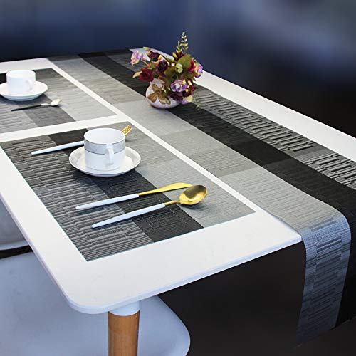 PIGCHCY durable vinyl woven mats for home and hotel use.