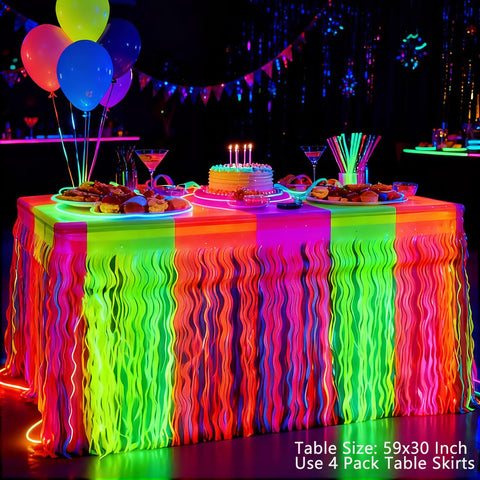 Pigetale easy-attach fringe saves setup time for parties