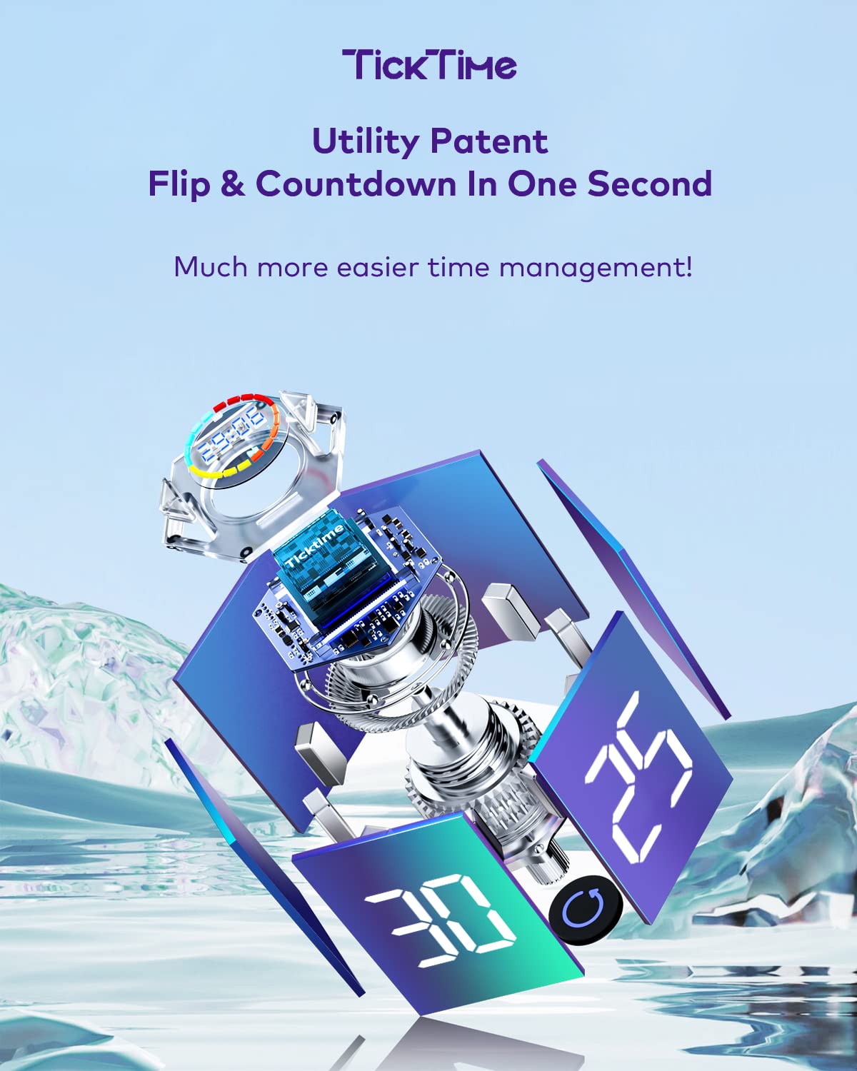 PIHEN Ticktime stopwatch mode for meetings and experiments