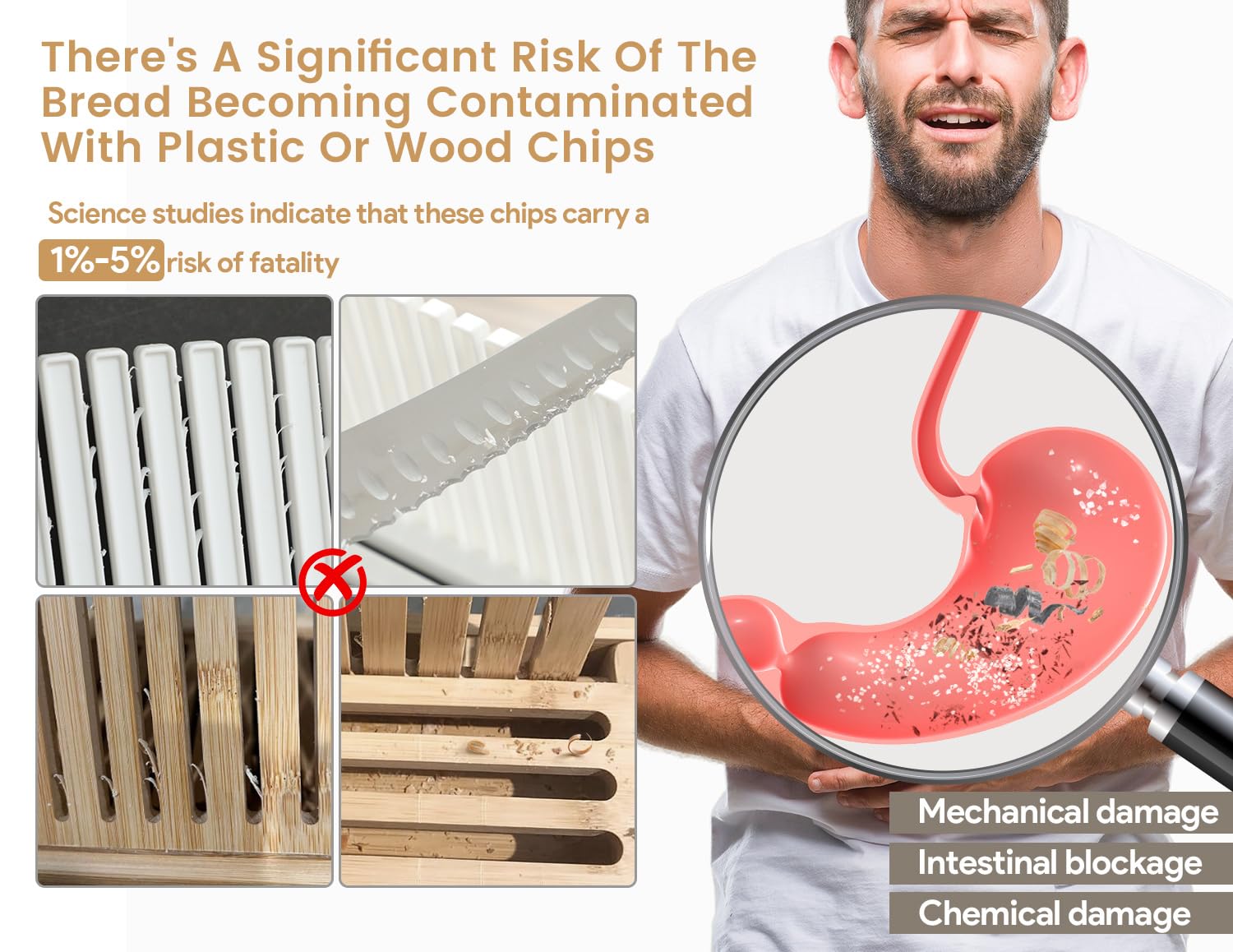 Piklohas adjustable slice thickness from 1/4 to 1 inch for versatility