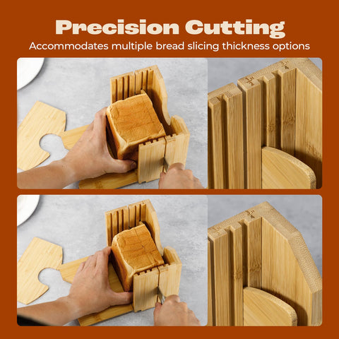 Piklohas bagel separator half-moon shape supports safe handling.