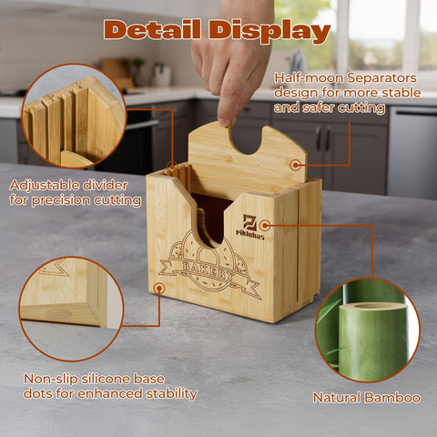 Piklohas bamboo material offers eco-friendly durability and natural aroma.