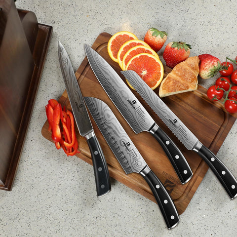 Piklohas chef knife 58RC edge emphasizes sharpness and precision for reliable slicing