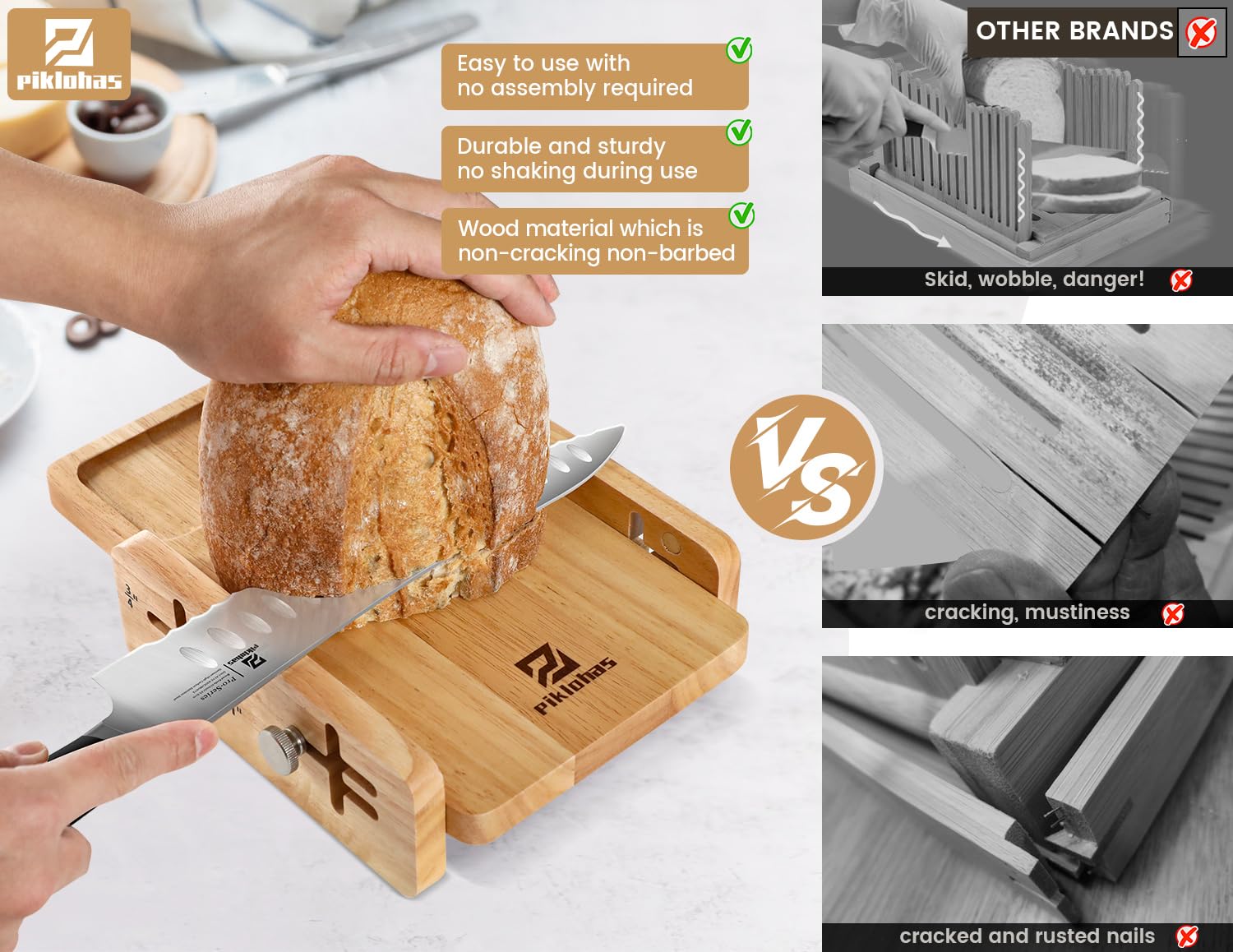 Piklohas magnetic knife storage keeps your bread knife within reach