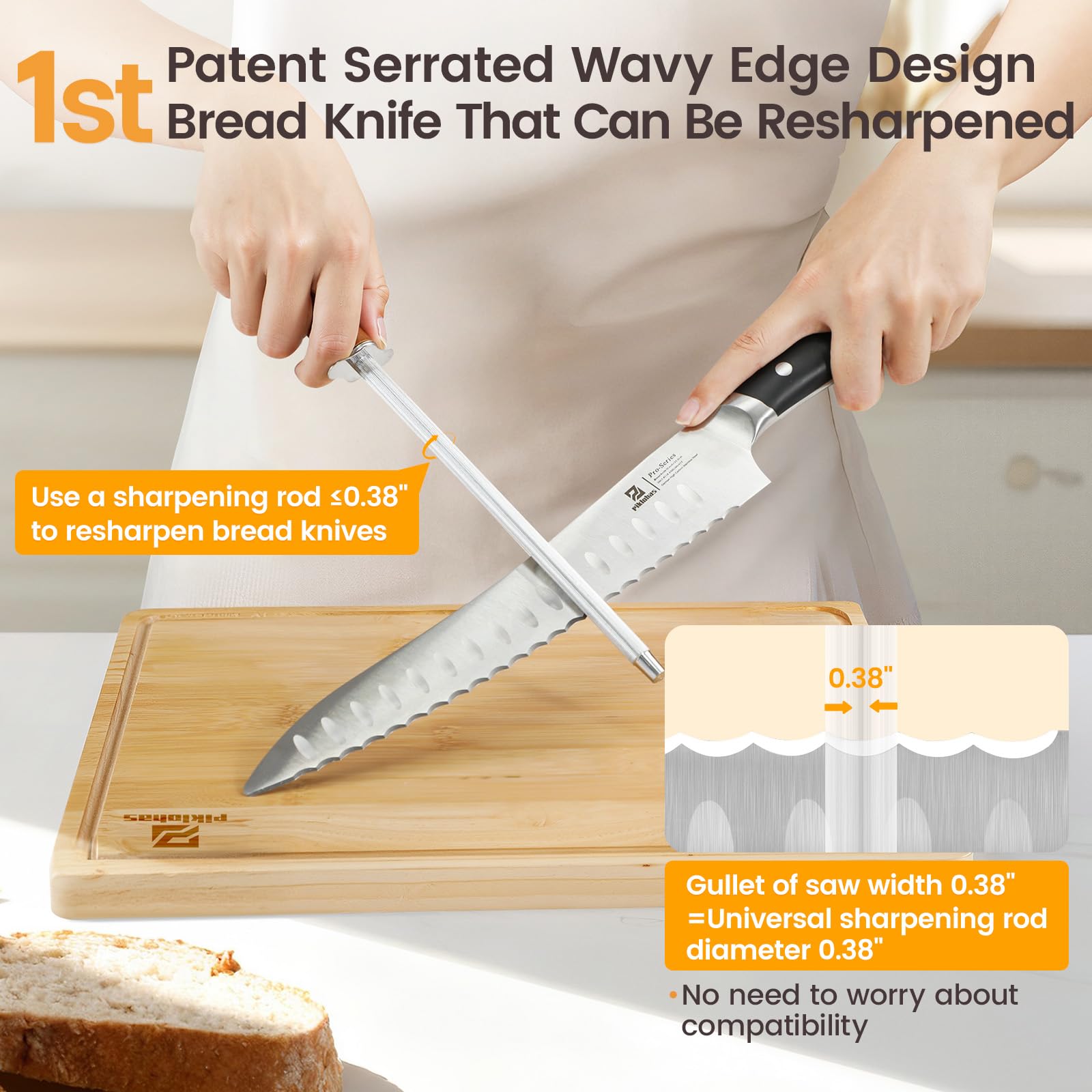 Piklohas non-toxic, BPA-free cutting guide minimizes risk.