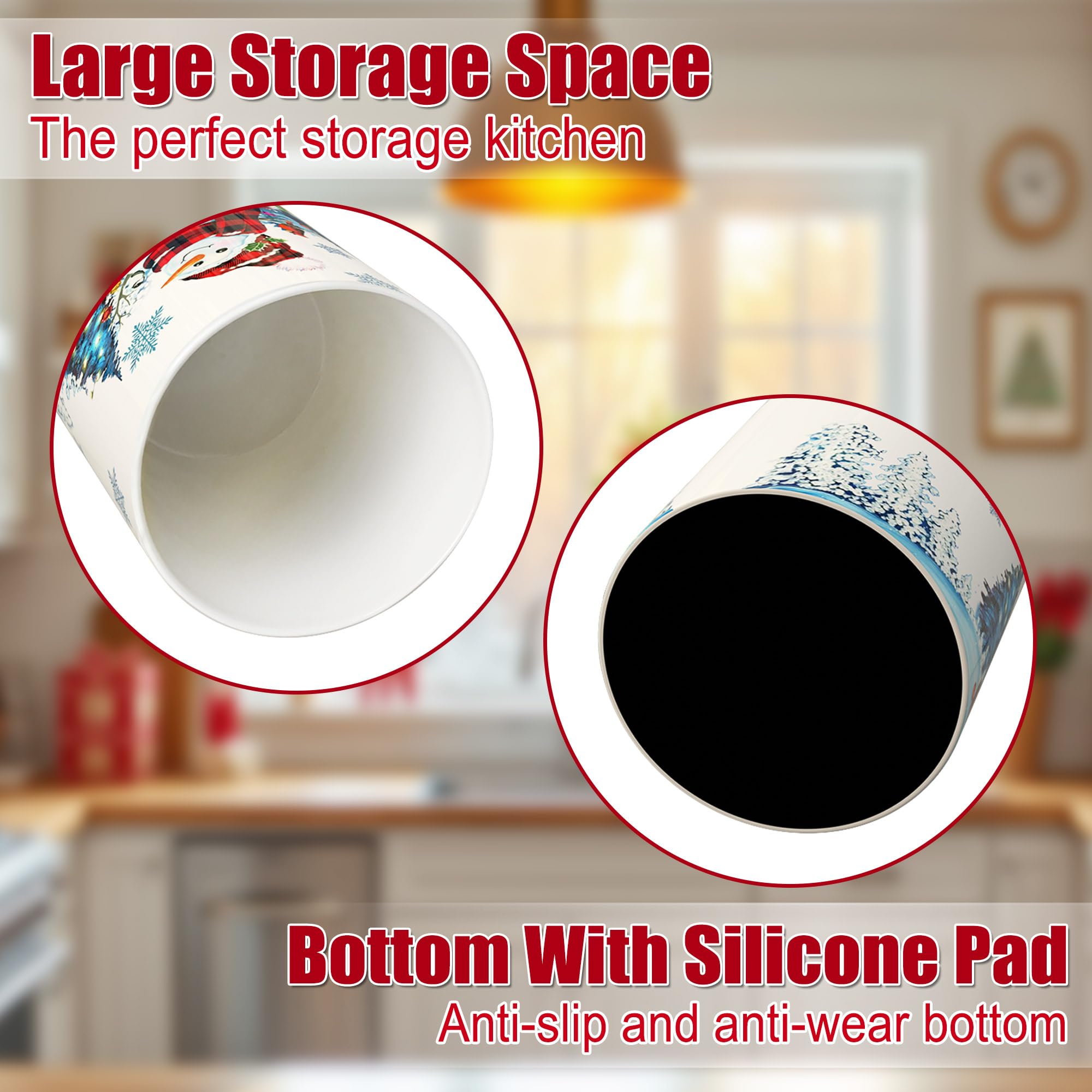 Pinata durable ceramic utensil holder for everyday use and festive occasions.