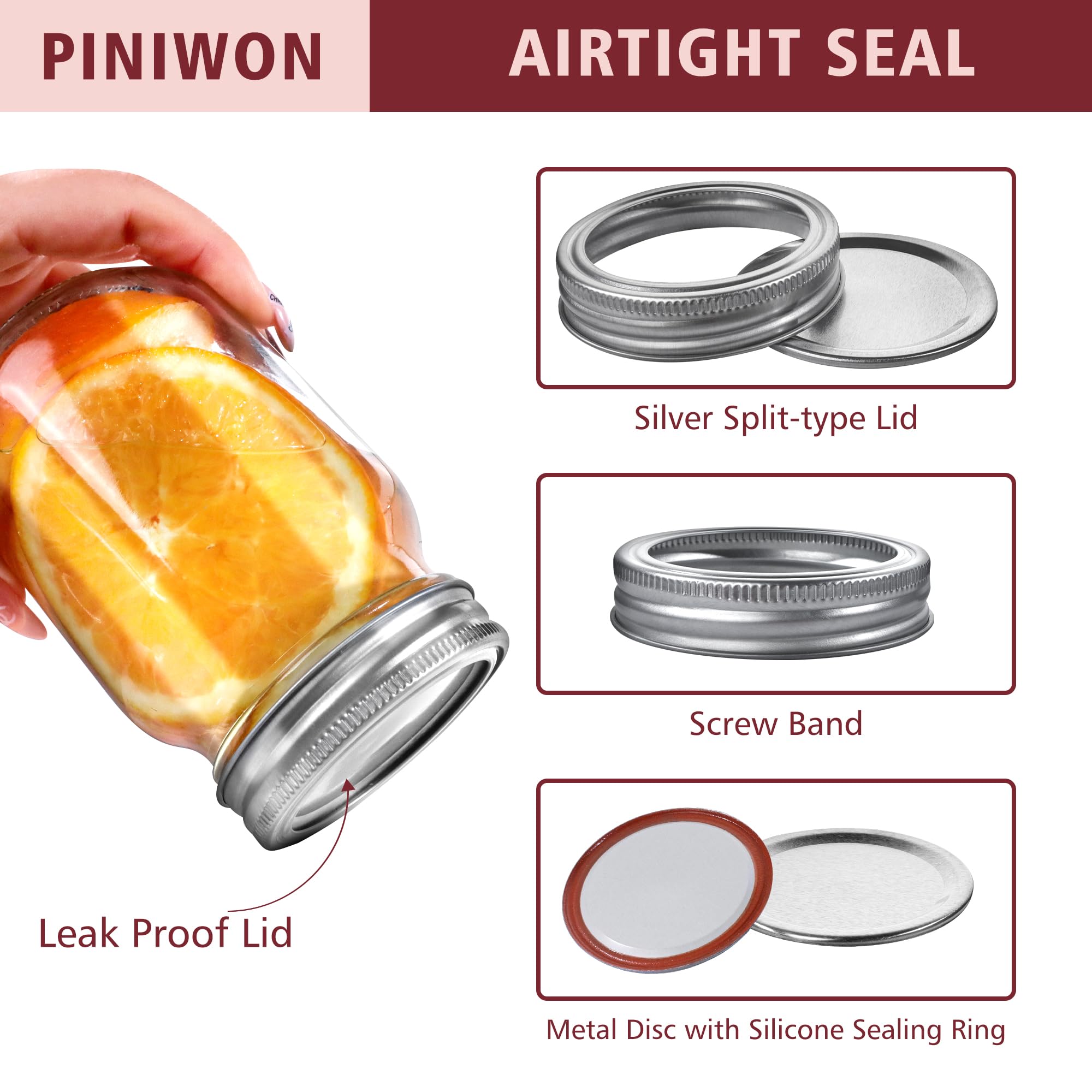 PINIWON clear glass wall shows contents at a glance.